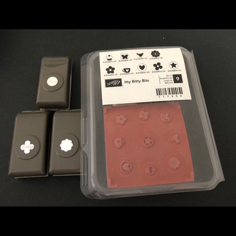 Stampin’ Up! Unused Itty Bitty Bits stamp & punch